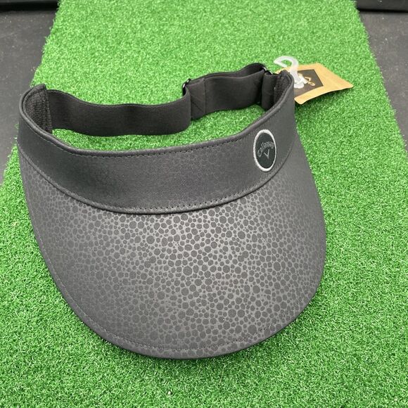 Callaway Golf Women's See The Break Visor Collection Headwear Black Metallic NEW - Picture 1 of 3